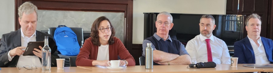 Prof. Sinel presenting at the University of Oxford at Keble College